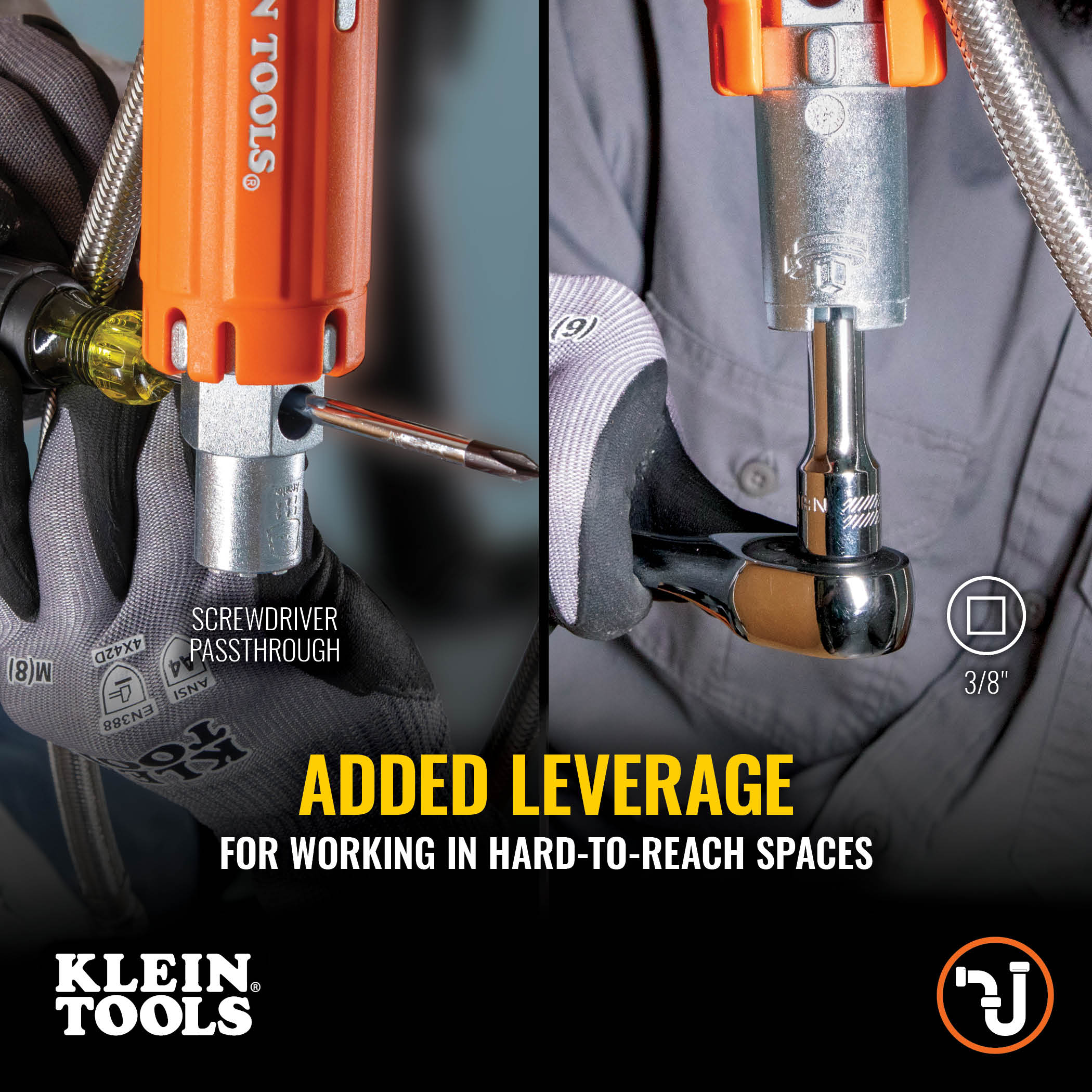 Klein Tools 68098 2-in-1 Faucet Wrench Multi Tool - Edmondson Supply