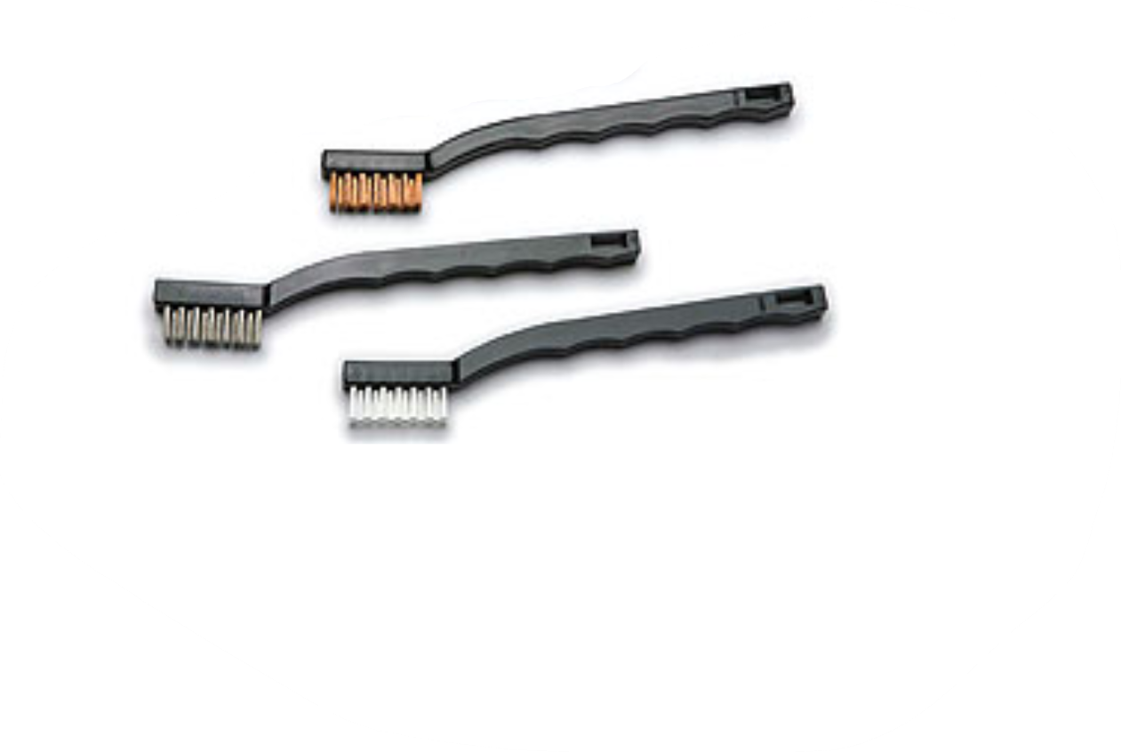 Blue Monster 71041 Fine Wire Hand Scratch Brushes (3 brush set) - Edmondson Supply