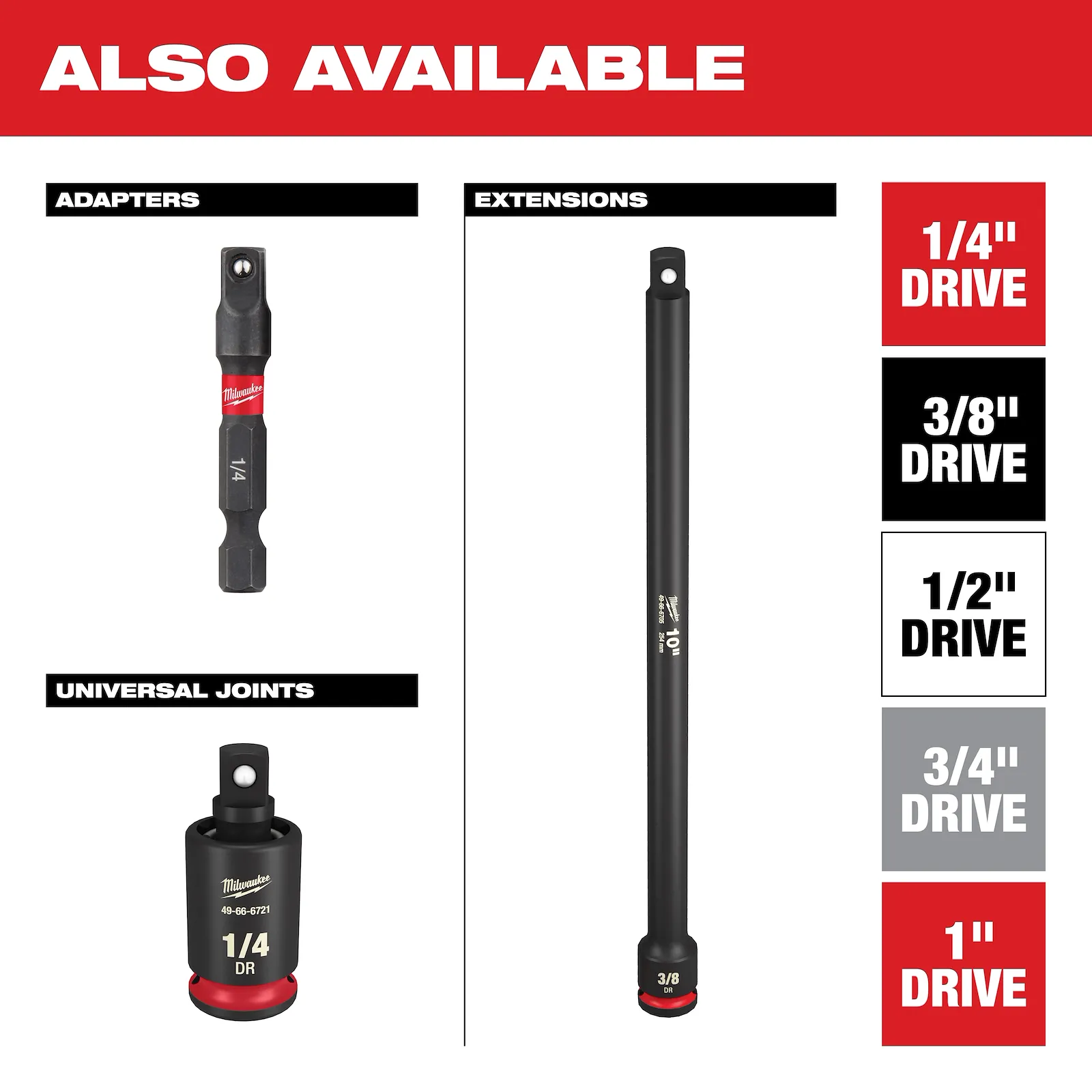 Milwaukee 49-66-7015 29PC SHOCKWAVE™ Impact Duty 1/2" Drive Metric Deep 6 Point Socket Set - Edmondson Supply