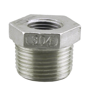 Boshart 304 Stainless Steel Hex Bushing, Class 150, Heavy