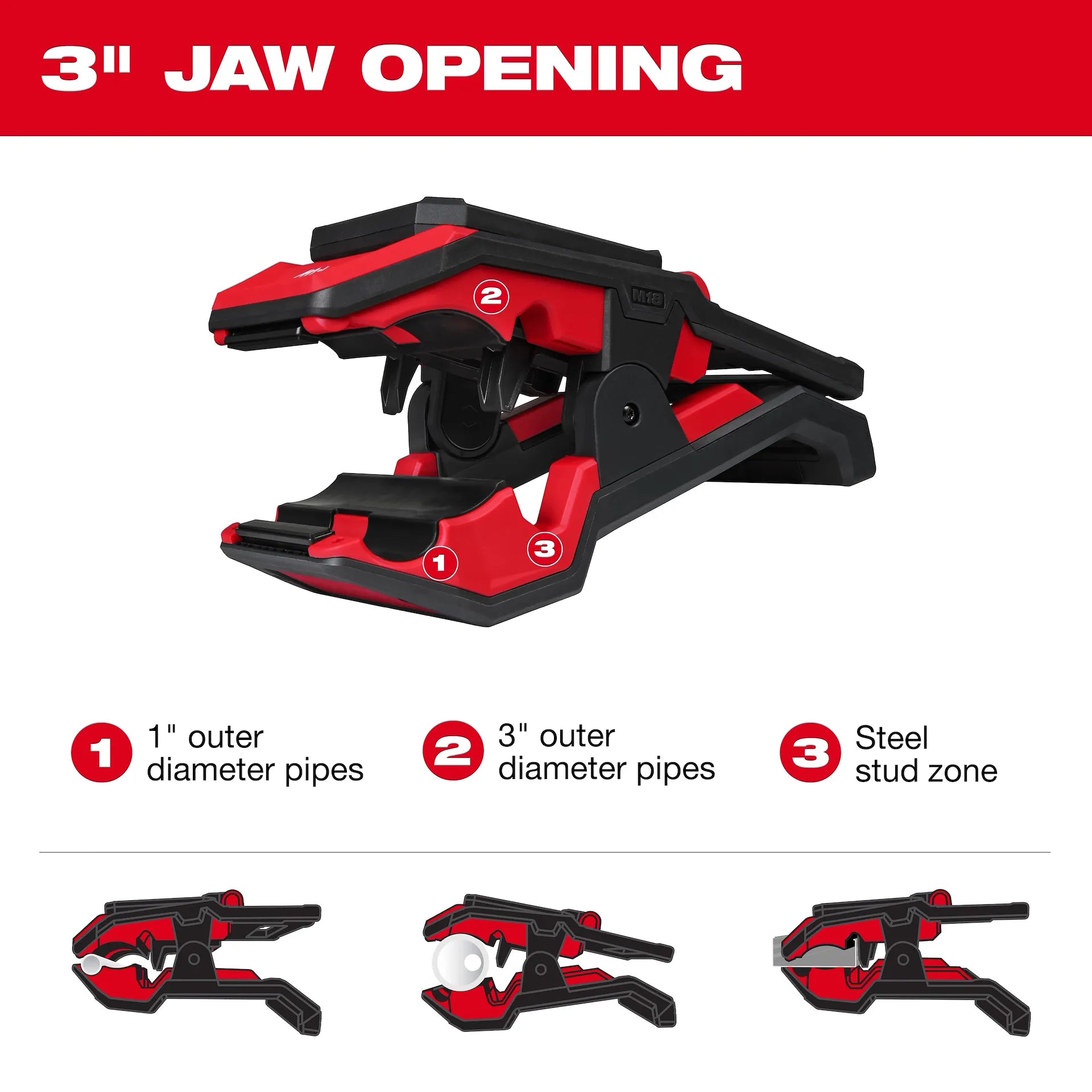 Milwaukee 2358-20 M18™ ROVER™ Clamping Flood Light - Edmondson Supply
