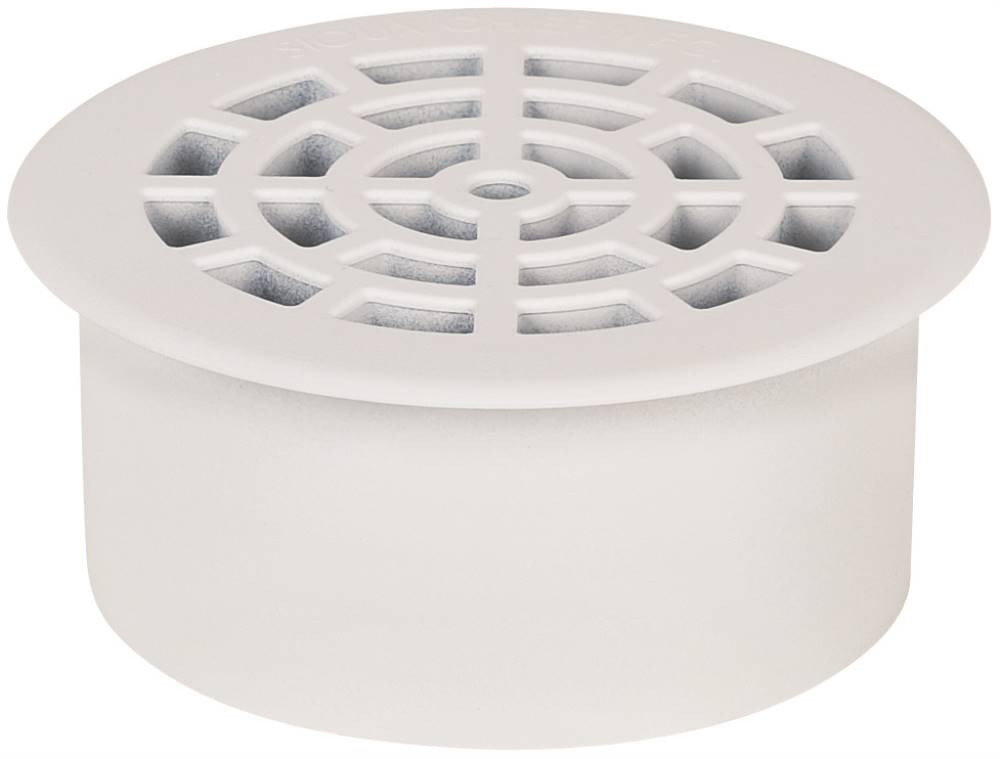 Sioux Chief 845-3PPK PVC Flush-to-Floor Inside Pipe Drain, One-Piece ABS, 3" - Edmondson Supply