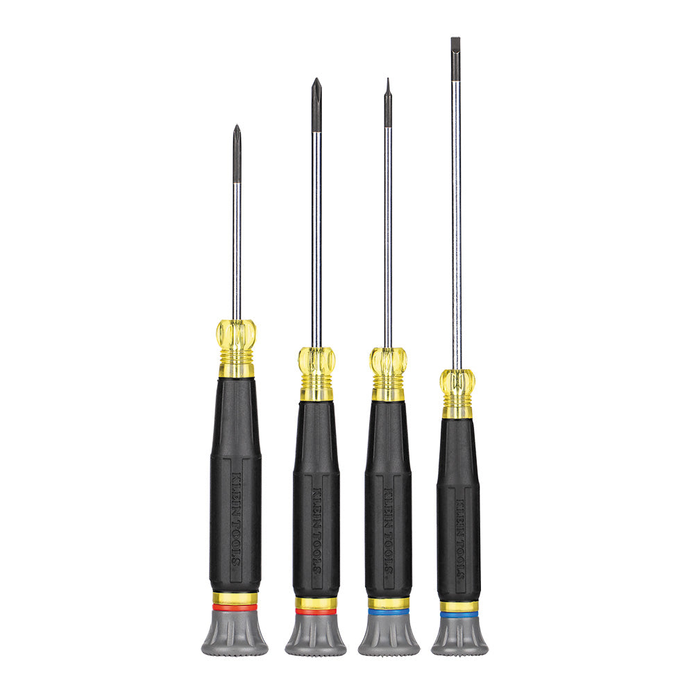 Klein Tools 85615 Precision Screwdriver Set, Slotted, and Phillips 4-Piece - Edmondson Supply