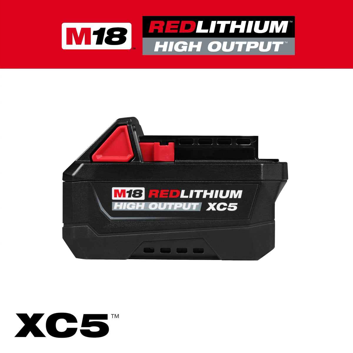 Milwaukee 48-11-1855 M18™ REDLITHIUM™ HIGH OUTPUT™ XC5™ Battery Pack - Edmondson Supply