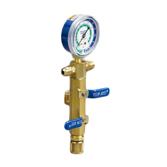 Yellow Jacket 93853 SuperEvac™ Evacuation Manifold, 2-Valve, 3/8" Female Flare Coupler - Edmondson Supply