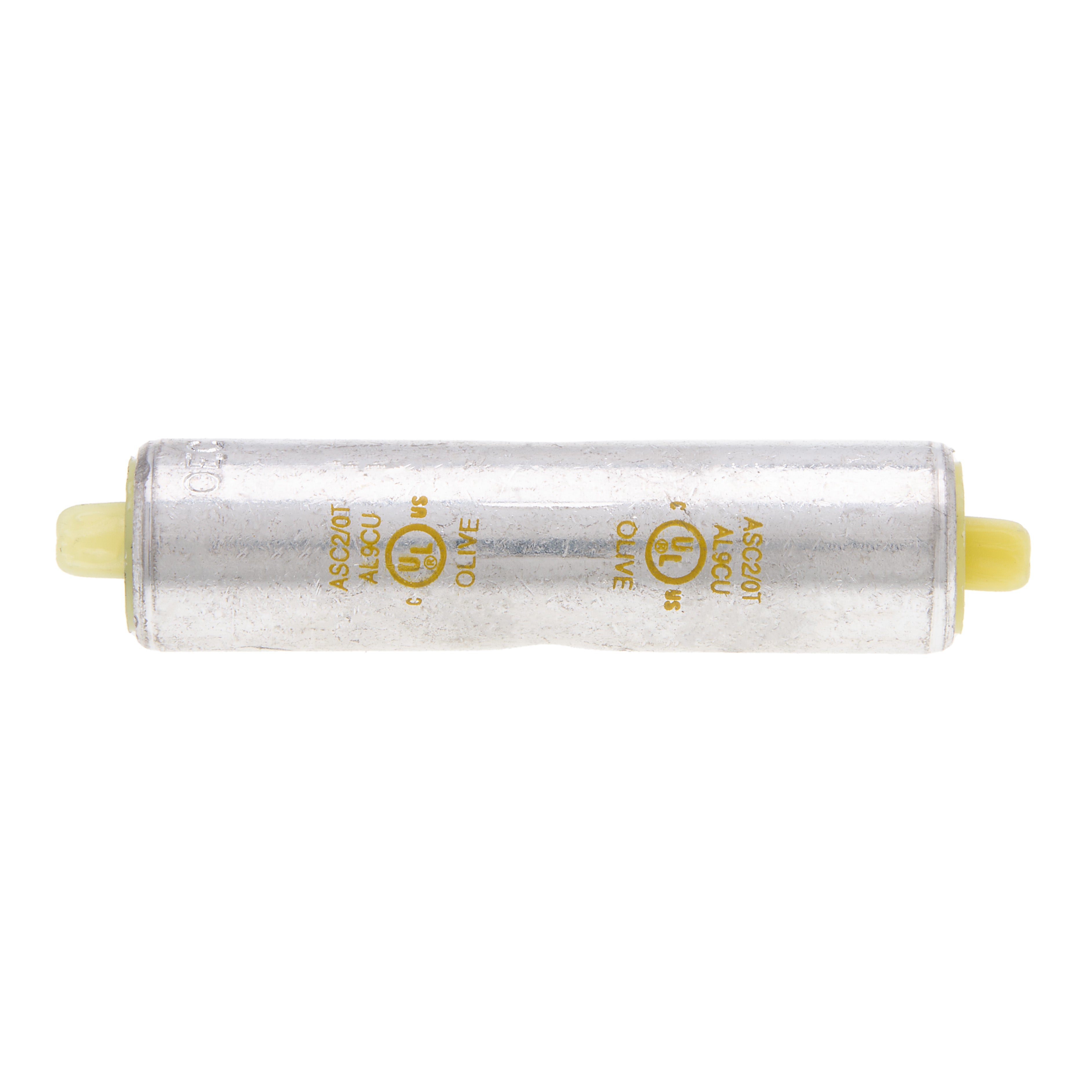NSI ASC2/0T Aluminum Compression Splice, 2/0 AWG, AL/CU - Edmondson Supply