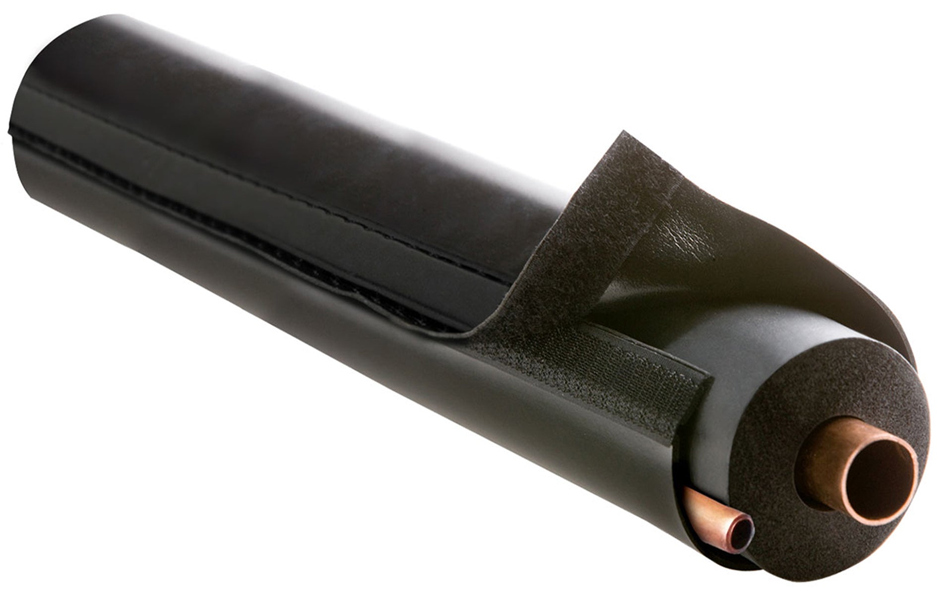 Airex 750C-B E-FLEX GUARD Protective Cover for 5/8" - 7/8" Line Sets with 3/4" Wall Insulation, 75ft, Black
