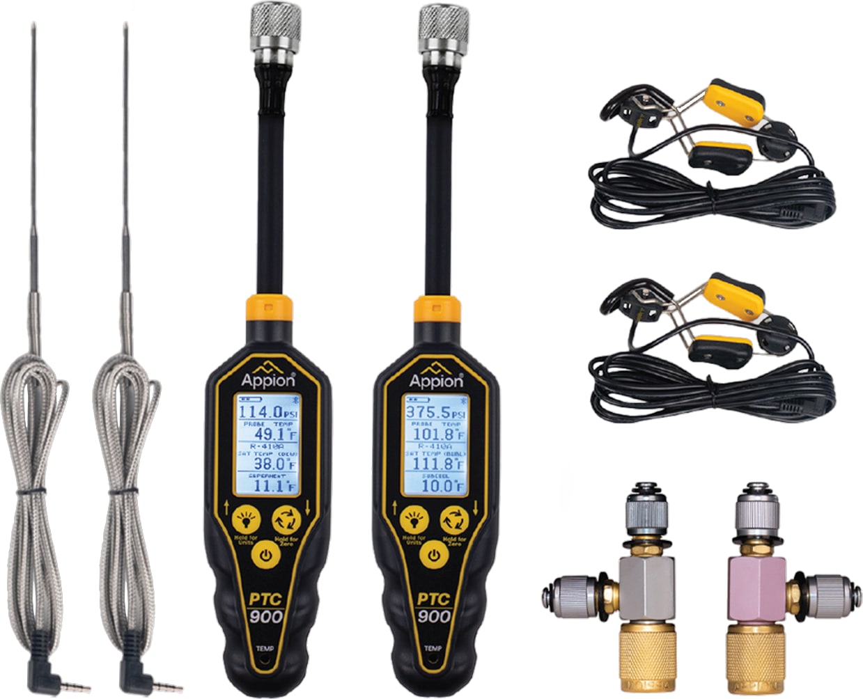 Appion PTCGKT1 Digital Pressure and Temperature Compound Gauge Kit - Edmondson Supply