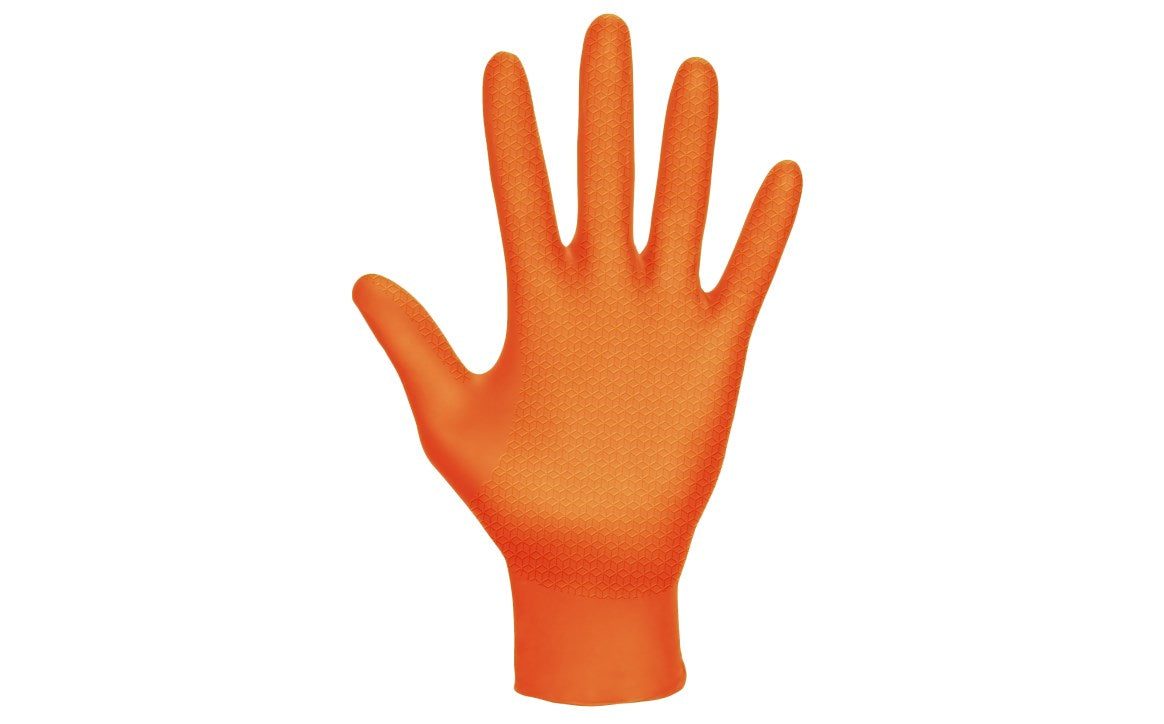 SAS Safety Corp 66474 Astro-Grip® Powder-Free Exam Grade Nitrile Disposable Gloves - 7 Mil - 100PK - Size XL - Edmondson Supply