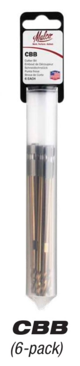 Malco Tools CBB Replacement Hole Cutter Bit - 6-Pack - Edmondson Supply