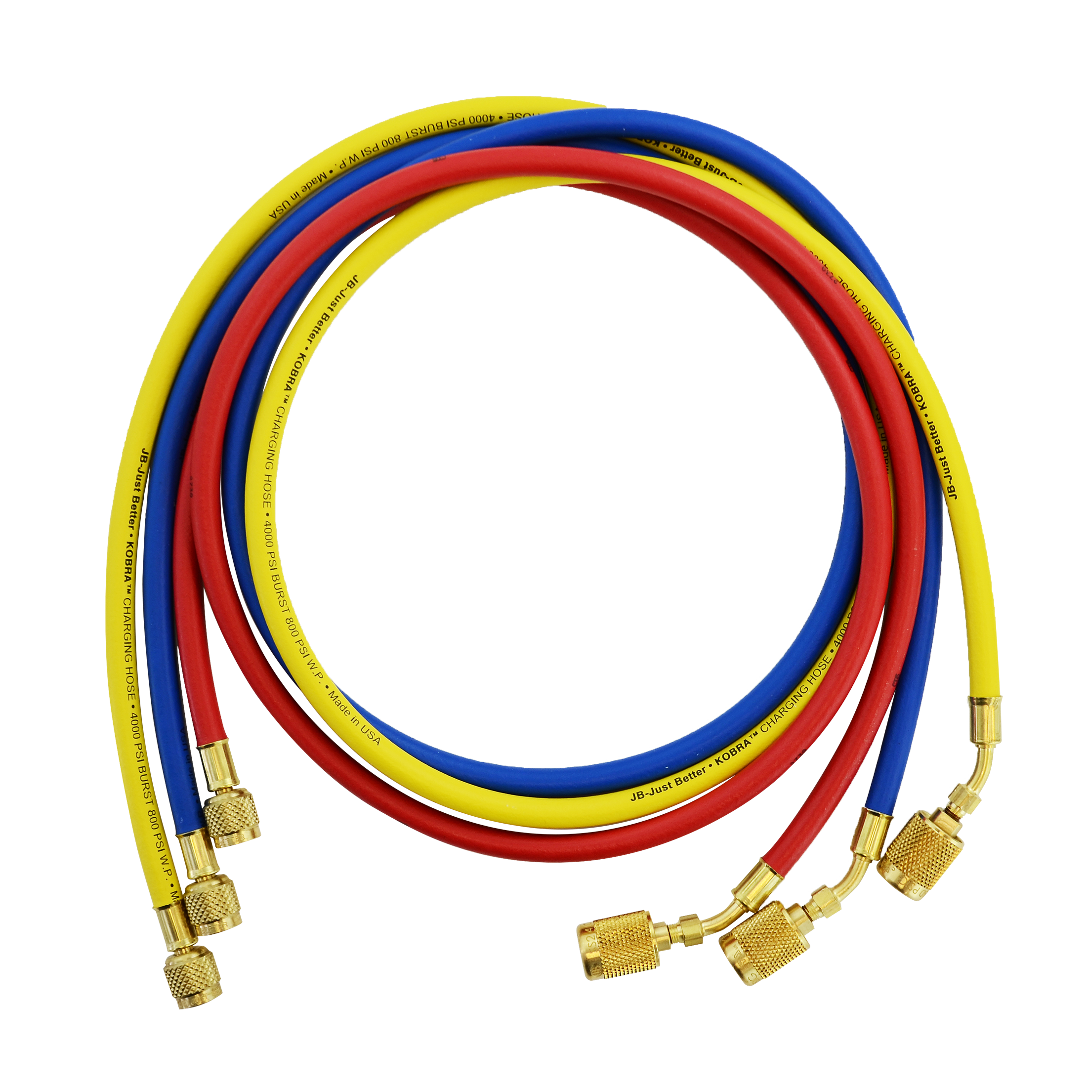 JB Industries CCLSX-60 CLSX Series KOBRA Secure Seal Hose Set (60"-Set of 3) - Edmondson Supply