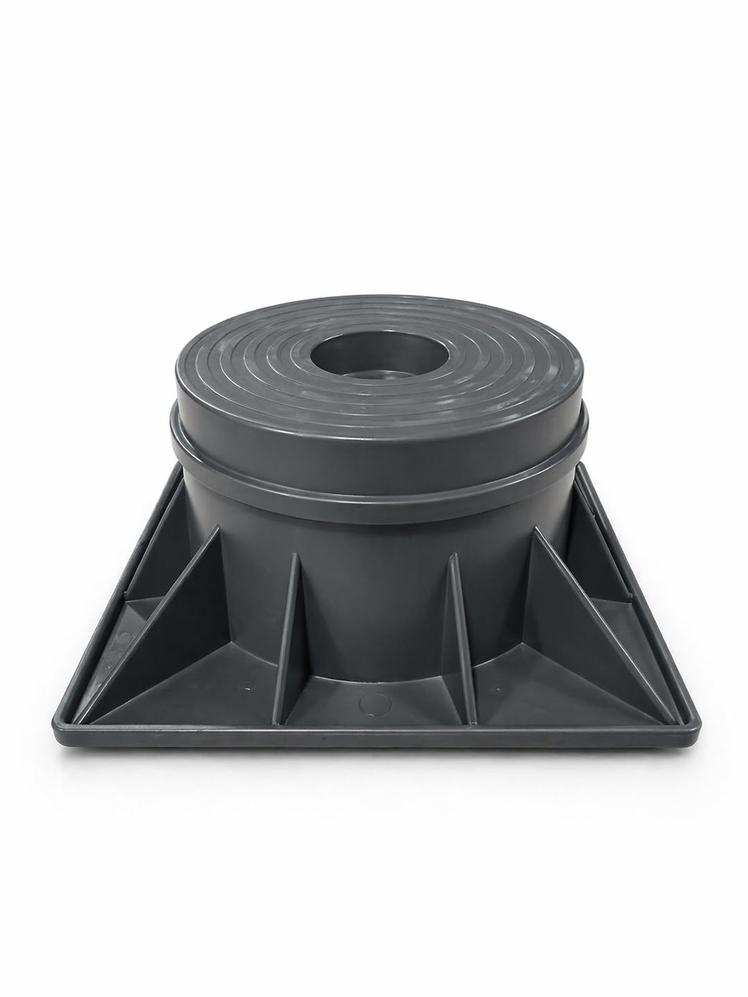 Bramec 4005 3" Gray Pump-Up® Heat Pump Riser (4 Pack) - Edmondson Supply