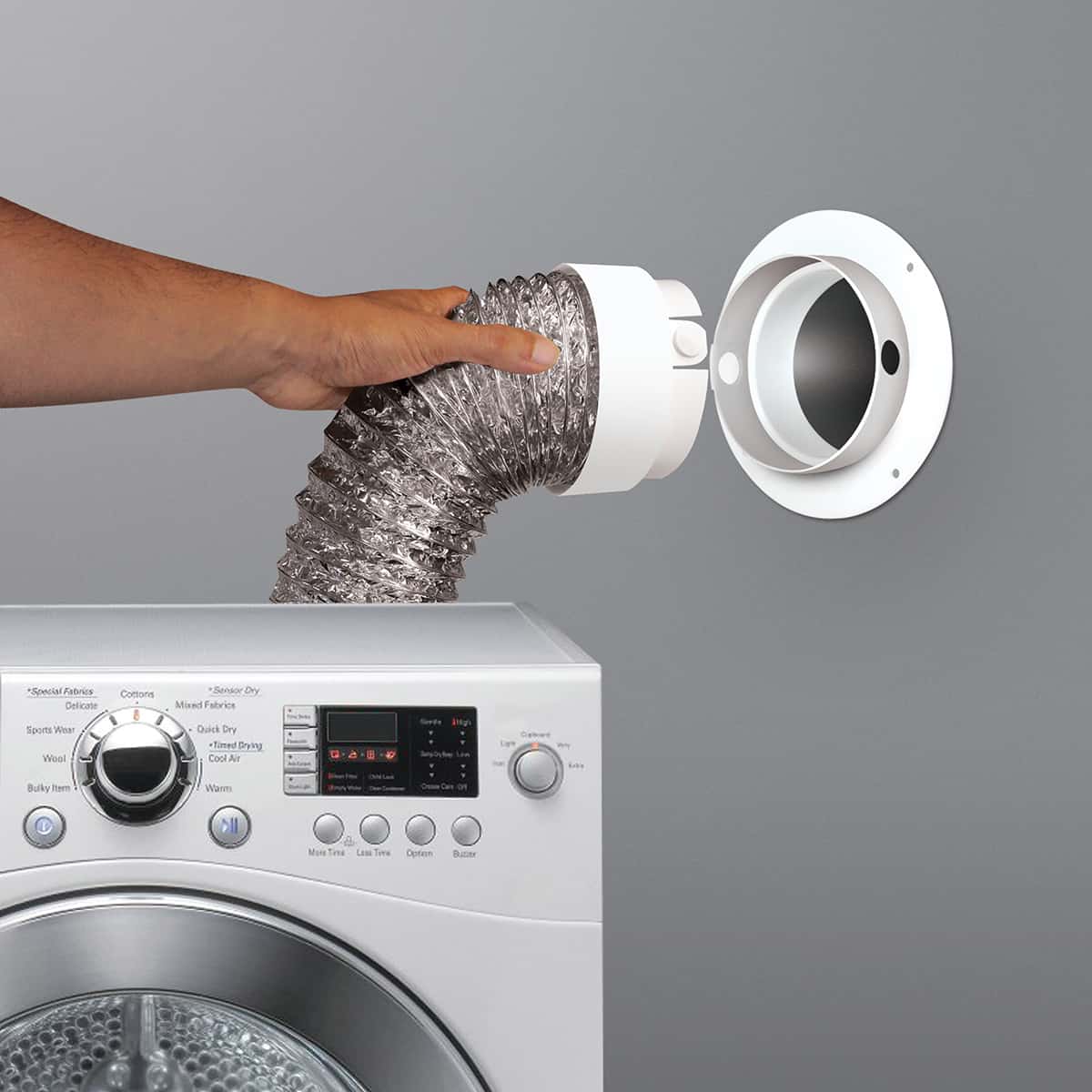 Dundas Jafine EZCNZW EzConnect Dryer Duct to Wall Connector - Edmondson Supply