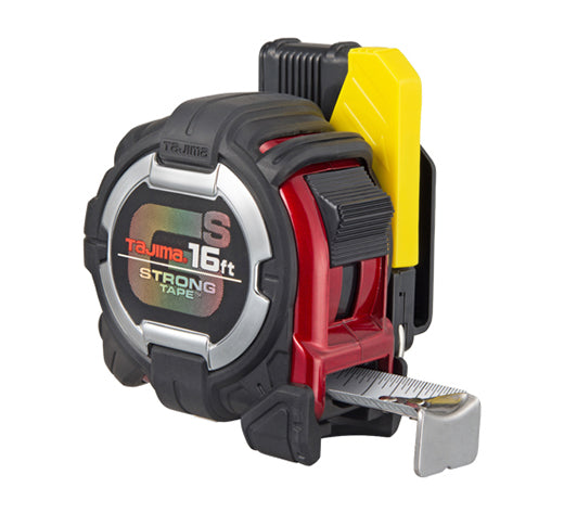 Tajima GSSF-16BW GS Lock™ SAFETY BELT HOLDER™ Tape Measure, 16-foot - Edmondson Supply
