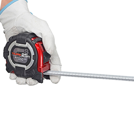 Tajima GSSF-25BW GS Lock™ SAFETY BELT HOLDER™ Tape Measure, 25-foot - Edmondson Supply