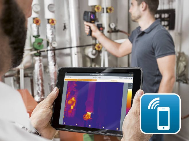 Testo 0560 8716 871s - Thermal imager (240 x 180 pixels, App) w/Wireless Connectivity - Edmondson Supply