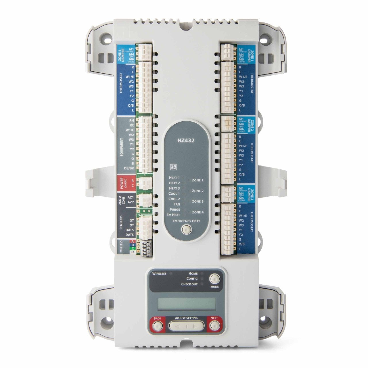 Honeywell Home HZ432/U TrueZONE® Control Panel, 4-Zone, 3 Heat/2 Cool - Edmondson Supply