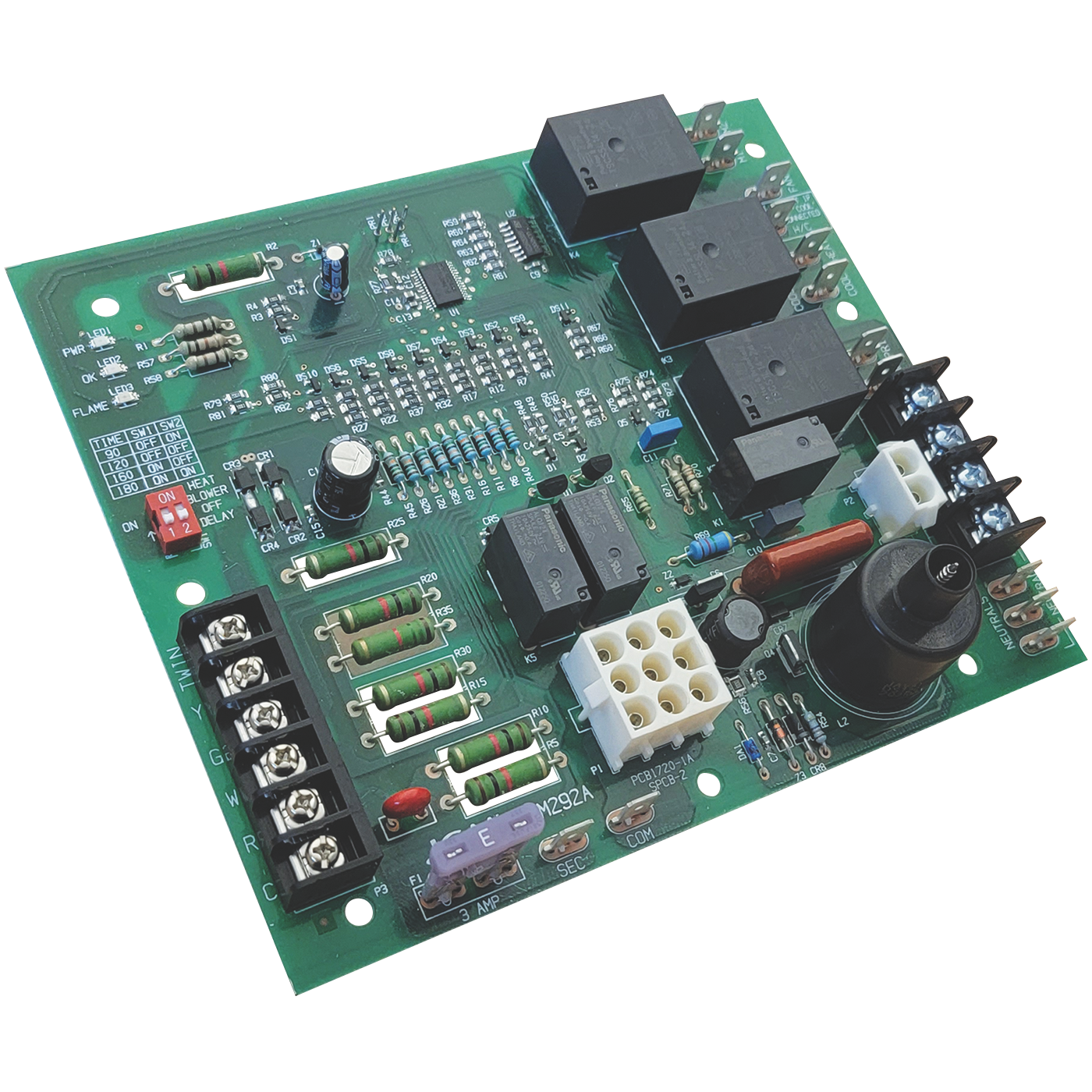 ICM Controls ICM292A Direct Spark Ignition Furnace Control Board - Replacement for Rheem 62-24140-04 - Edmondson Supply