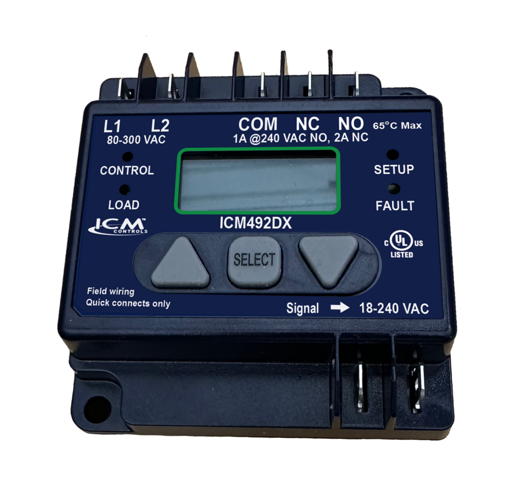 ICM Controls ICM492DX Single Phase Line Voltage Monitor 80-300V Input - Edmondson Supply