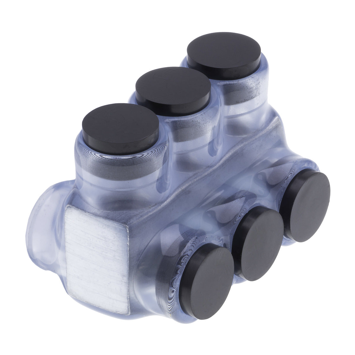 NSI IPLD1/0-3C 3-Port Clear Multi-Tap Pre-Insulated Connector, 1/0 AWG - 14 AWG - Edmondson Supply