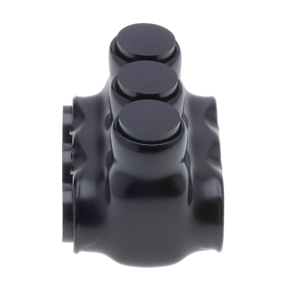 NSI IPLD1/0-3B Polaris 3-Port Black Multi-Tap Pre-Insulated Connector, 1/0 AWG - 14 AWG (Dual-Sided Entry) - Edmondson Supply