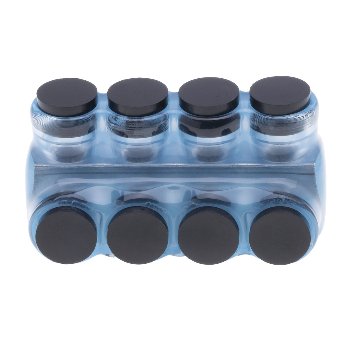 NSI IPLD1/0-4CB Polaris 4-Port Clear Multi-Tap Pre-Insulated Connector, 4-14 Gauge - Edmondson Supply