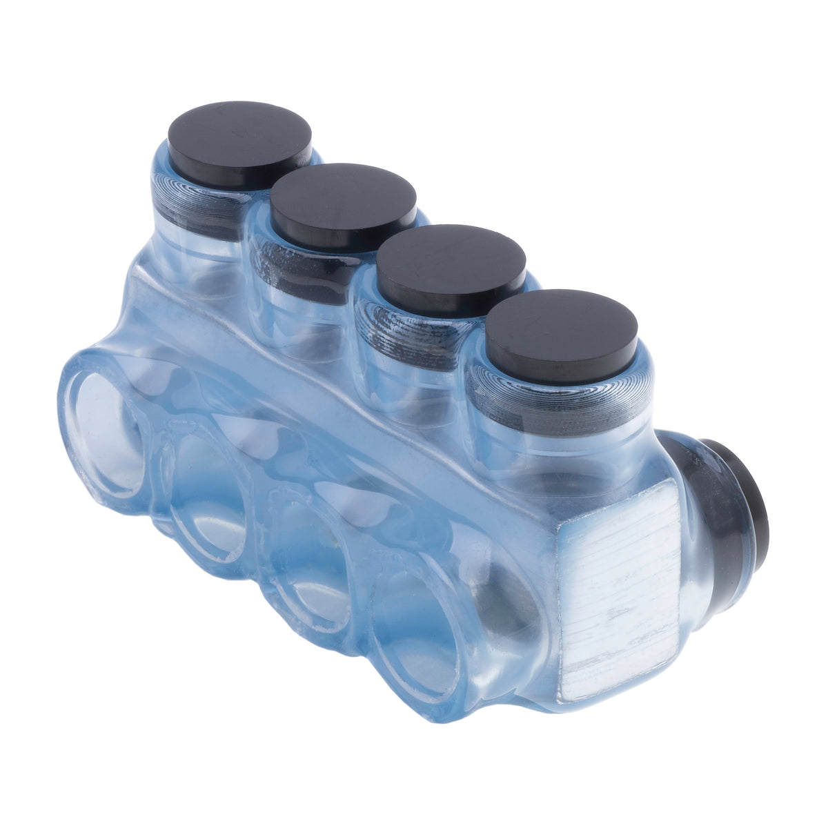 NSI IPLD1/0-4CB Polaris 4-Port Clear Multi-Tap Pre-Insulated Connector, 4-14 Gauge - Edmondson Supply