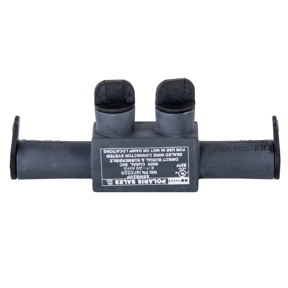 NSI ISPBS2/0B Polaris Submersible Pedestal Connector, 2 Port, 2/0 AWG – 14 AWG - Edmondson Supply