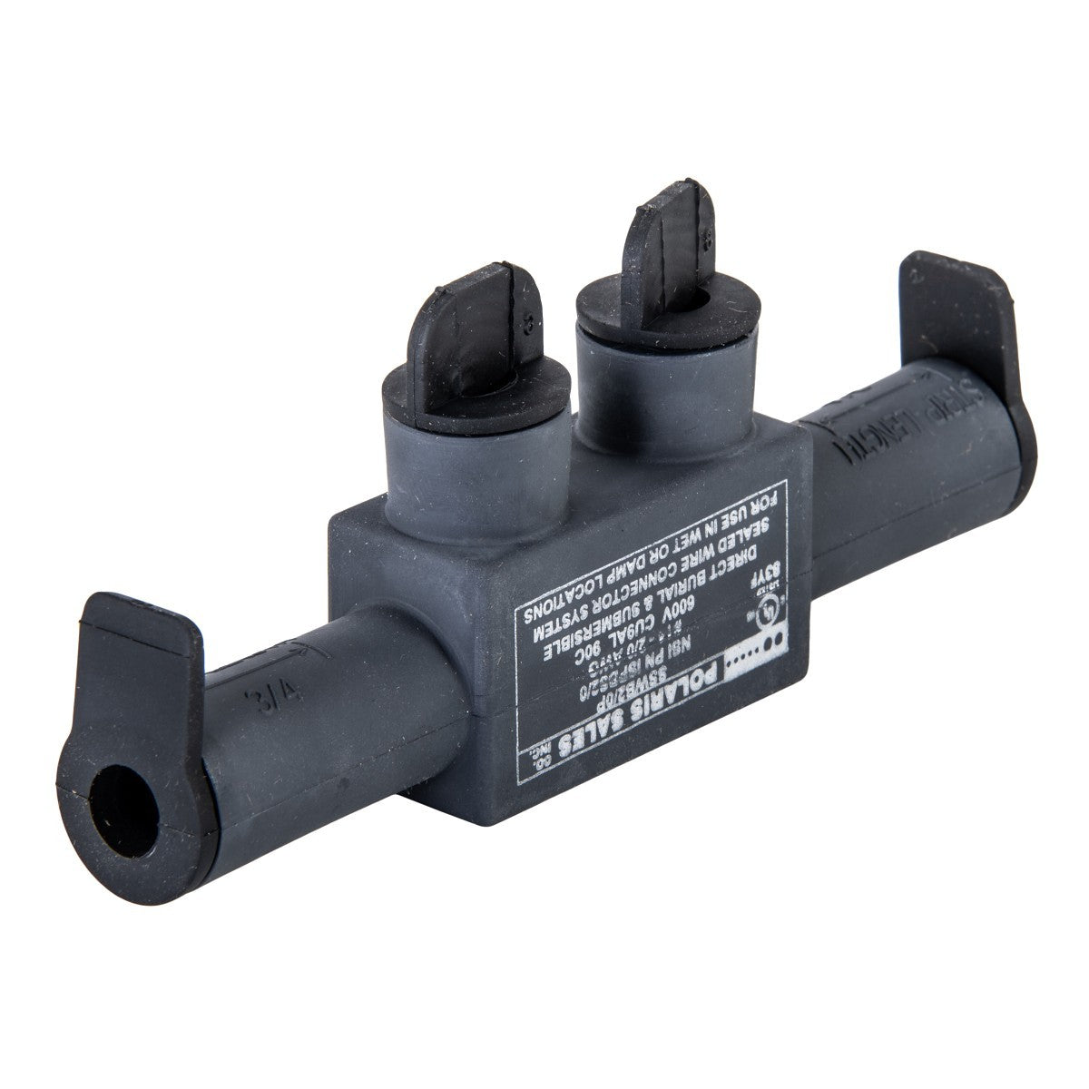 NSI ISPBS2/0B Polaris Submersible Pedestal Connector, 2 Port, 2/0 AWG – 14 AWG - Edmondson Supply