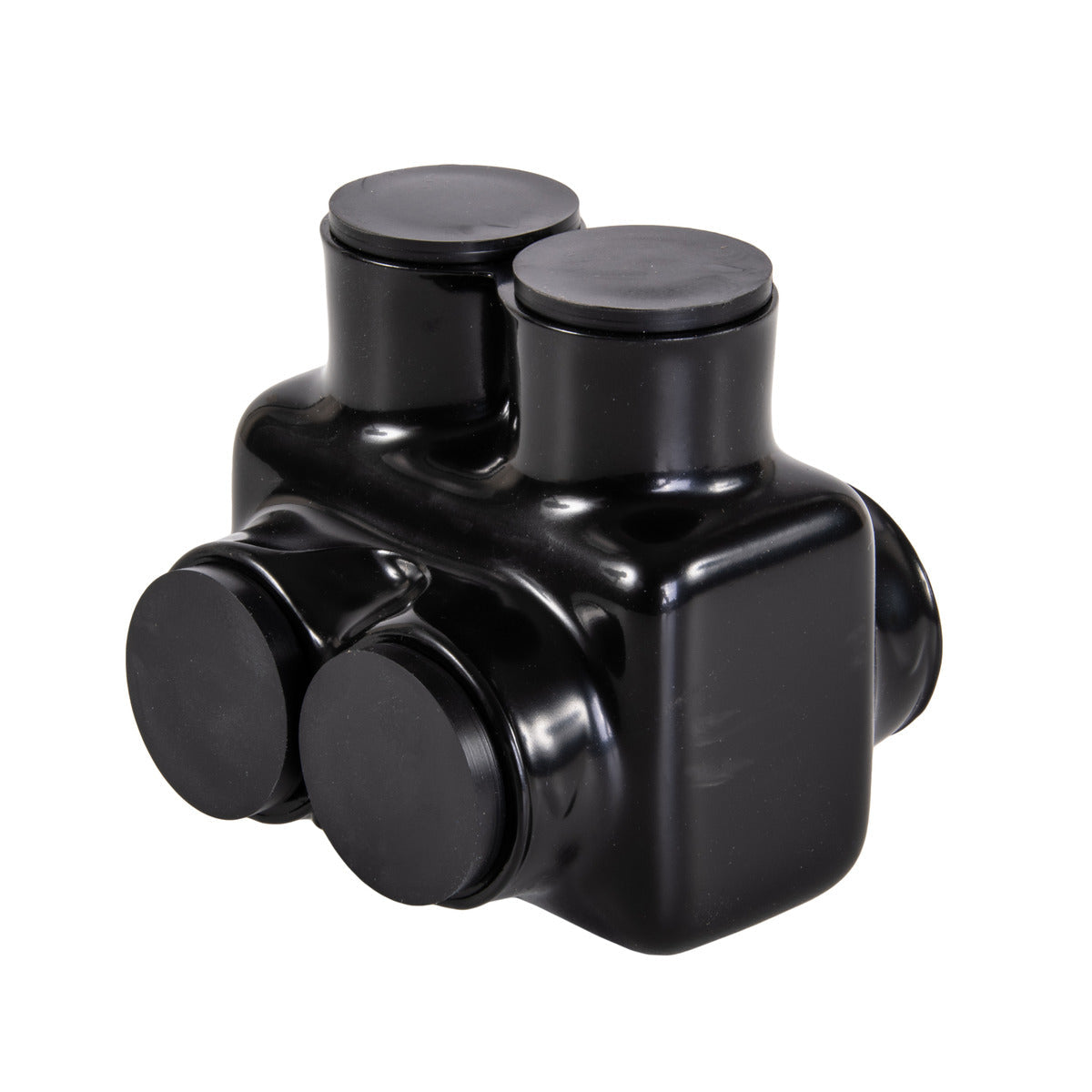 NSI Polaris IT-500 2-Port Black Multi-Tap Pre-Insulated Connector, 500 MCM – 4 AWG - Edmondson Supply
