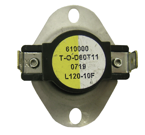 Supco L120 L-Series Snap-Action SPST Limit Control Thermostat, L120-10F - Edmondson Supply