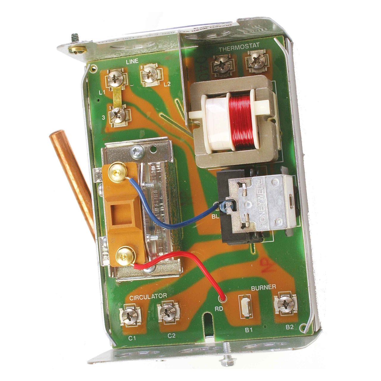 Resideo L8148A1017/U High Limit Horizontal Mount Aquastat®, 140-240°F Range, 8°F Fixed Differential - Edmondson Supply