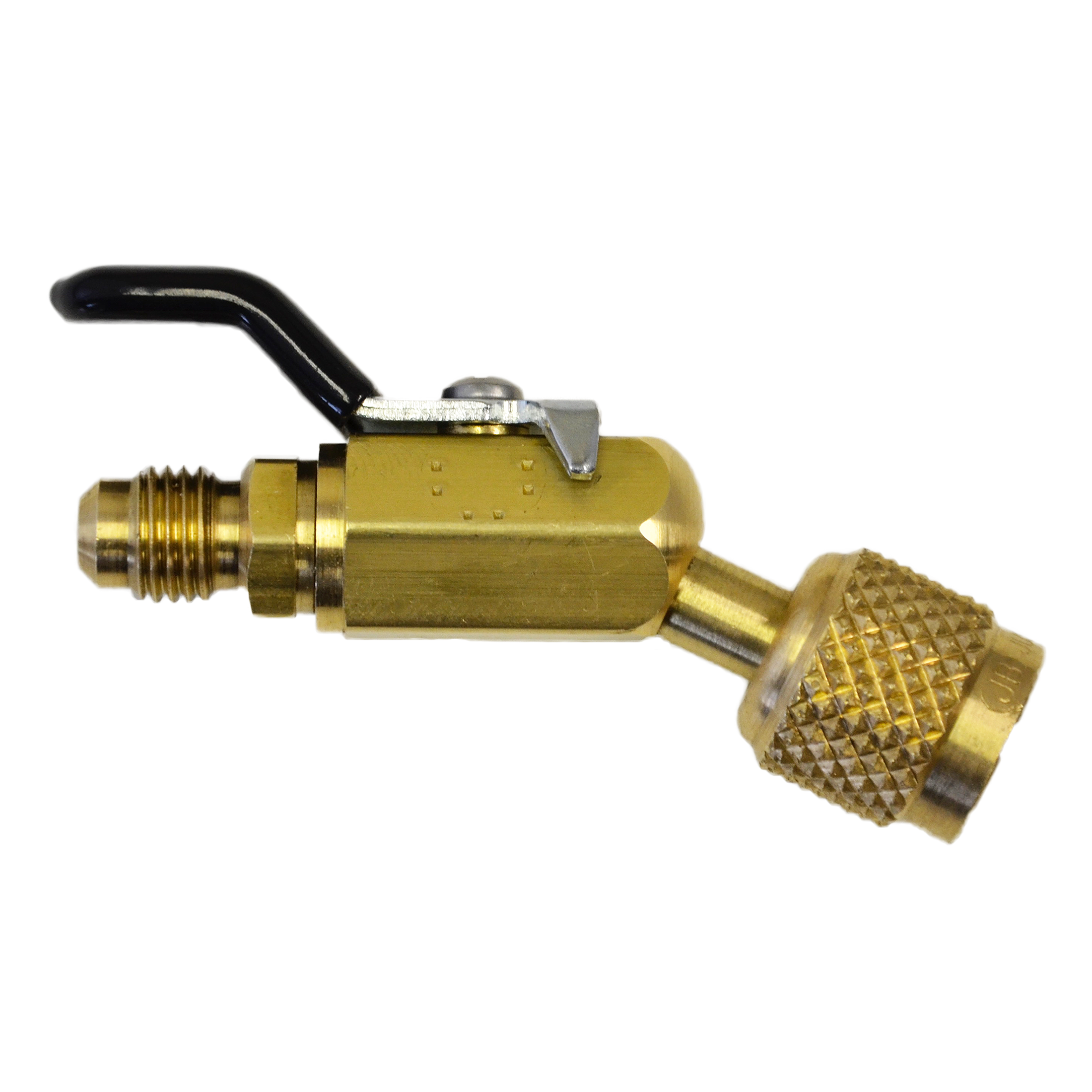 JB Industries MBV4-LH-01 1/4" A2L Mini Ball Valve (1 pack) with Reverse-Thread - Edmondson Supply