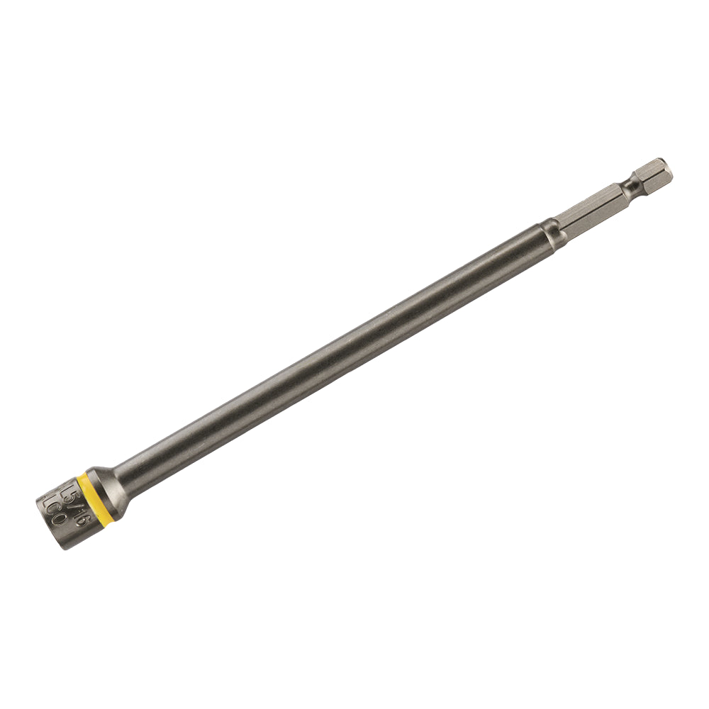 Malco Tools MSHXL516 5/16" Extra Long Magnetic Hex Chuck Driver - 6" Long - Edmondson Supply