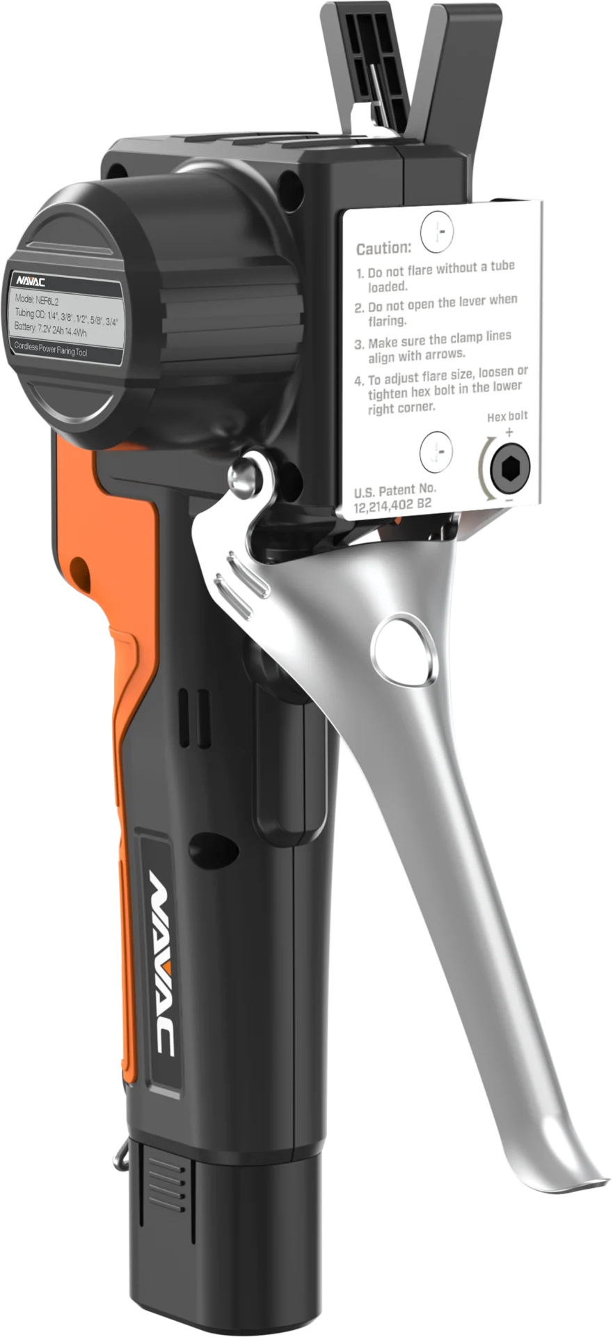 NAVAC NEF6L2 BreakFree® Power Flaring Tool - Edmondson Supply
