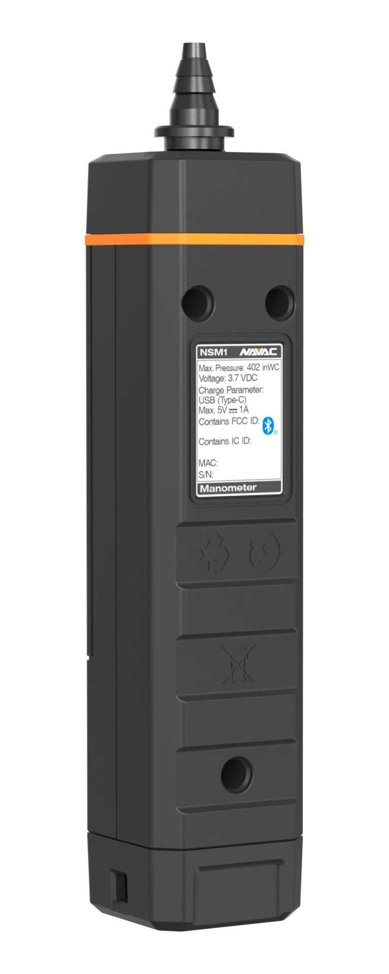 NAVAC NSM1K2 Bluetooth Manometer with Digital Display (2-pack) - Edmondson Supply