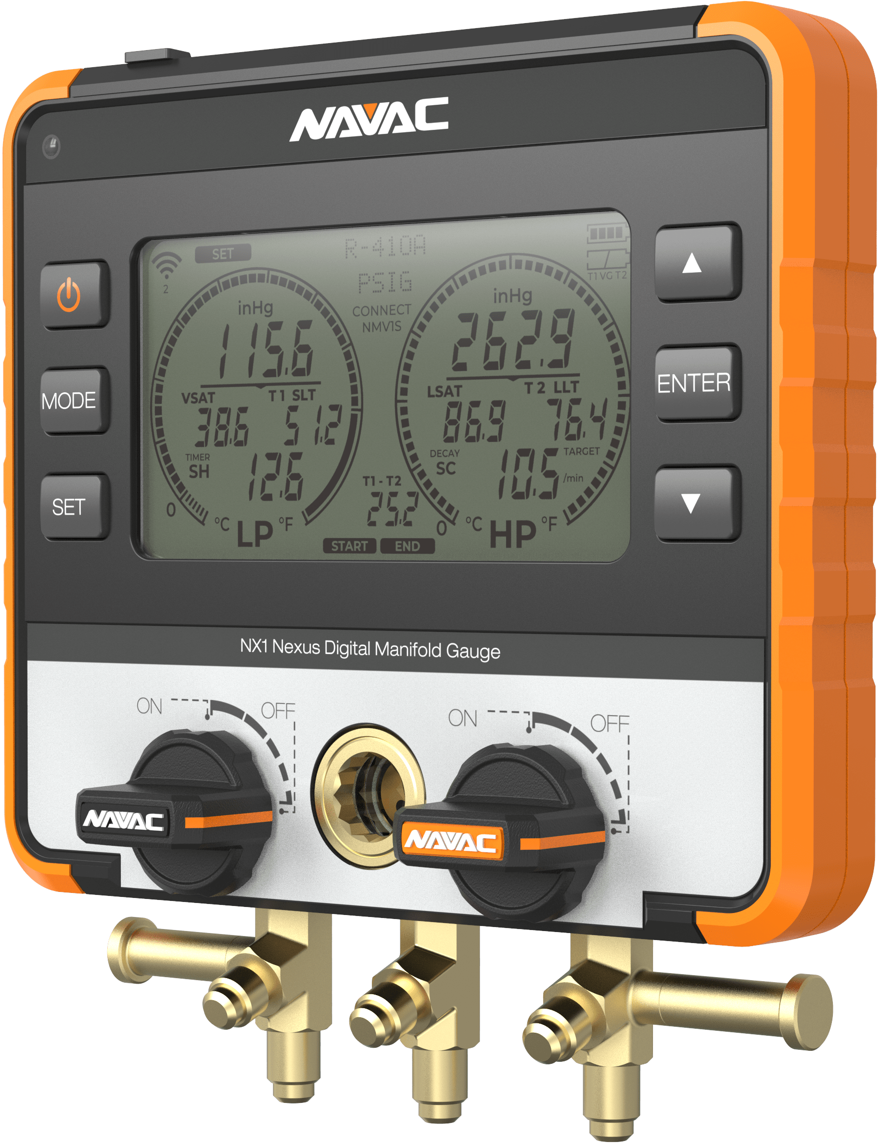 NAVAC NX1 NEXUS Digital Manifold Gauge - Edmondson Supply