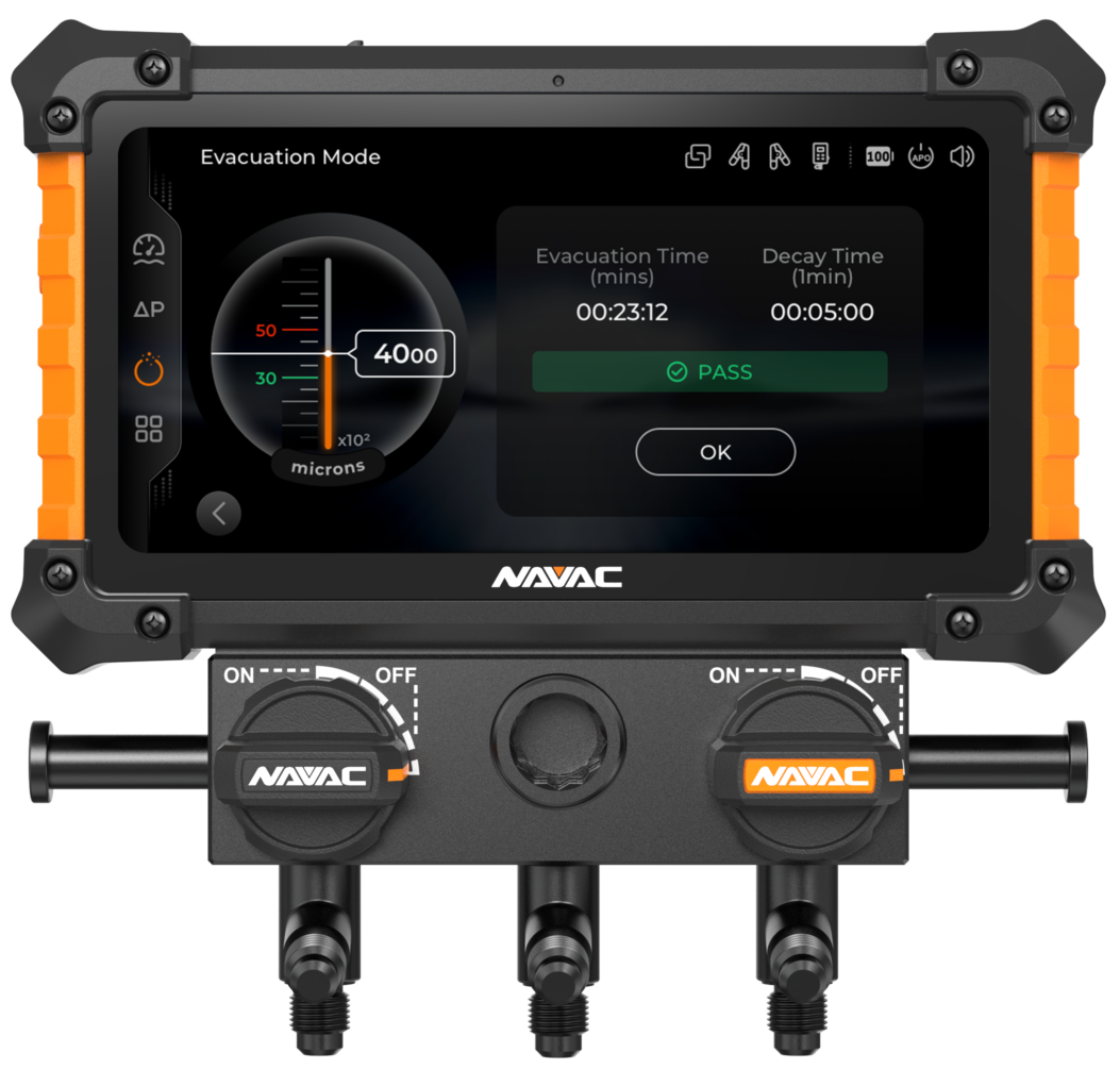 NAVAC NX1GV NEXUS™ 2 Digital Manifold Gauge (Vacuum Gauge Included) - Edmondson Supply