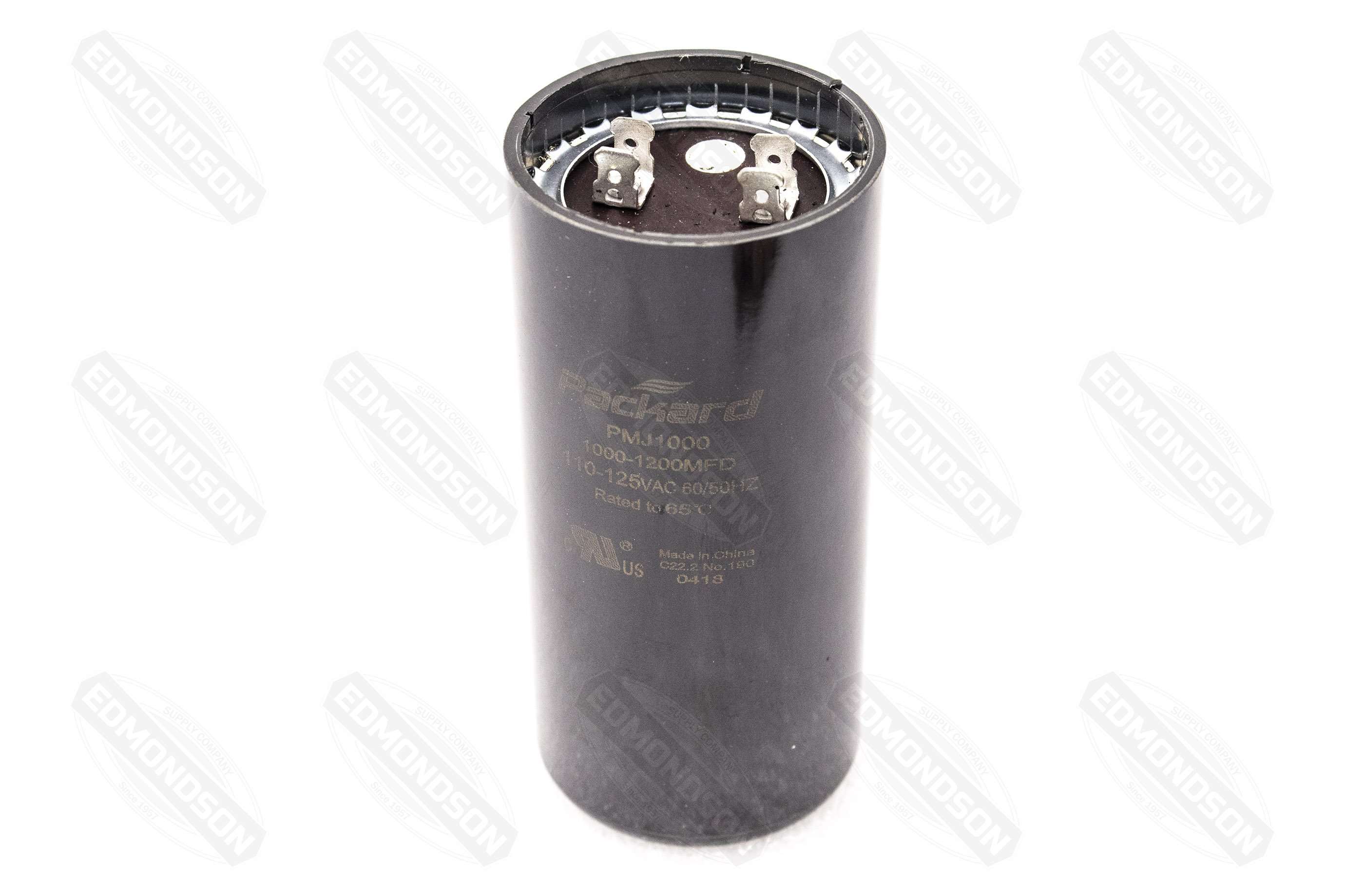 Packard PMJ1000 Motor Start Capacitor 1000-1200 MFD 110-125 VAC - Edmondson Supply
