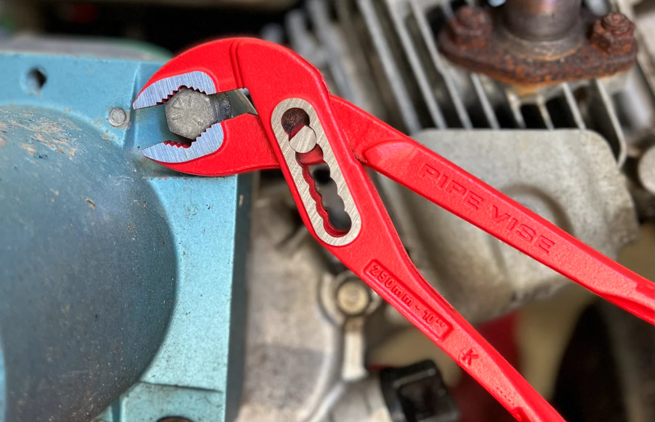 Pipe Vise WPP10 10" Slim Jaw Pliers Self Lock - Edmondson Supply