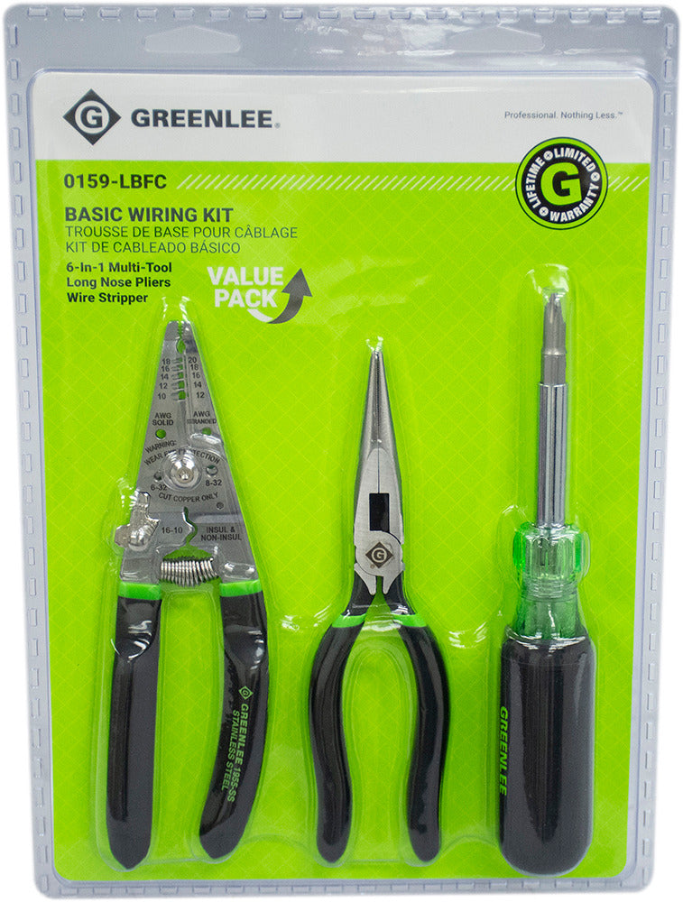 Greenlee 0159-LBFC Basic Wiring Kit - Edmondson Supply
