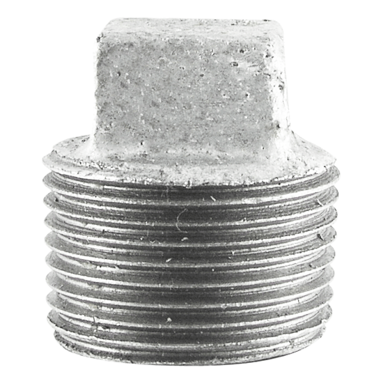 Cambridge Resources Galvanized Malleable Iron Plug, Class 150