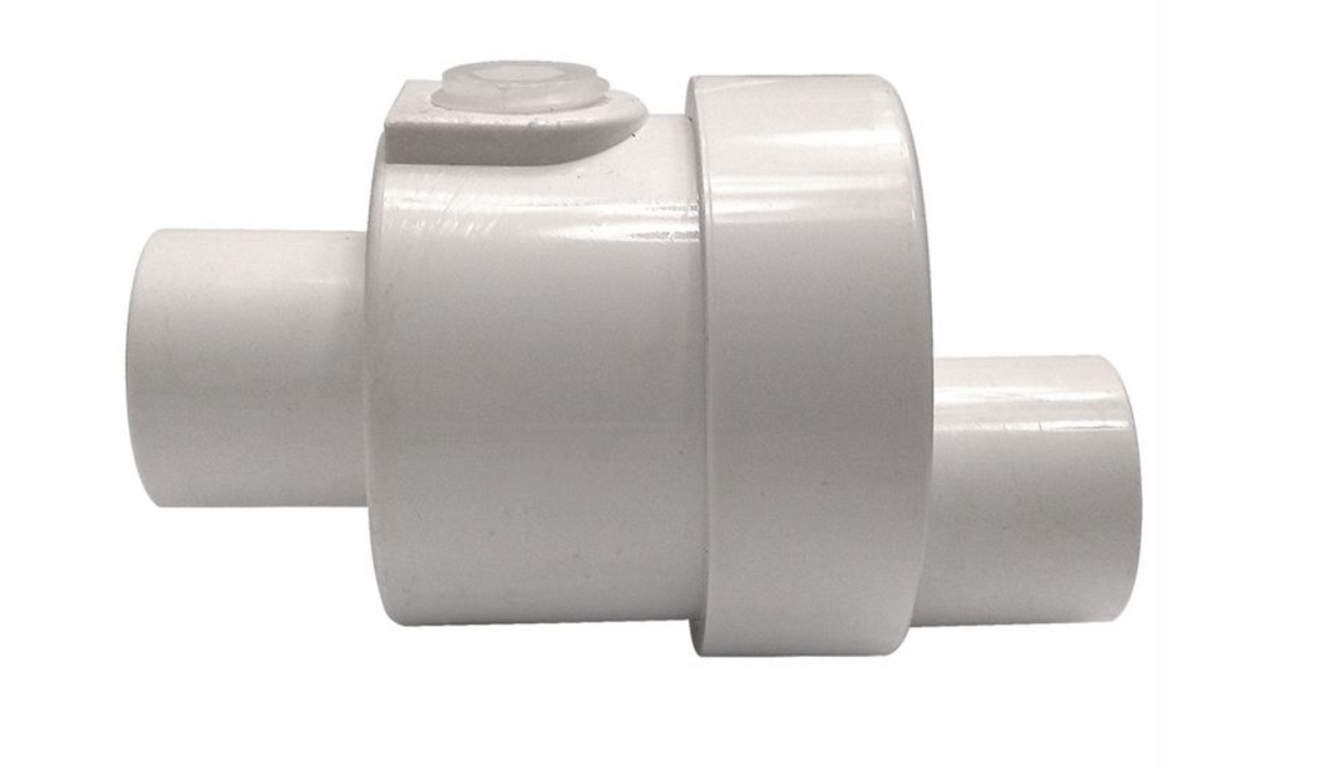 Des Champs RLC-051 3/4" HVAC Waterless Trap, White Schedule 40 - Edmondson Supply