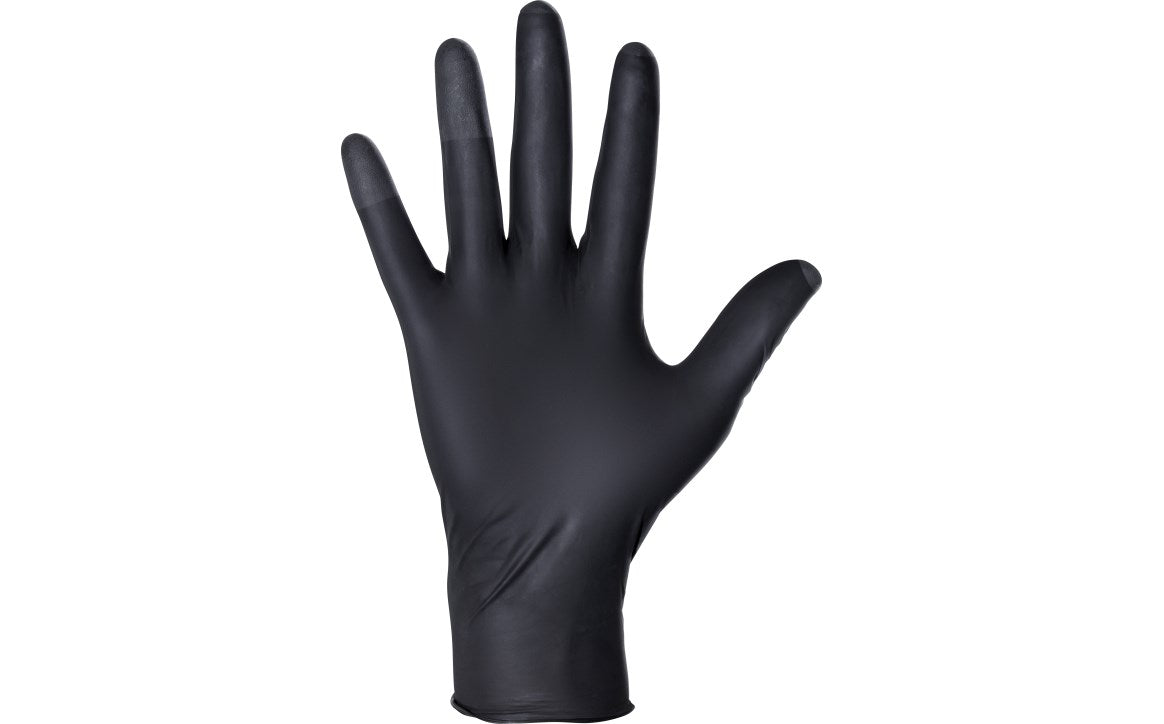 SAS Safety Corp 66483 Raven® Patriot Powder-Free Exam Grade Nitrile Disposable Gloves - 7 Mil - 100PK - Size L - Edmondson Supply