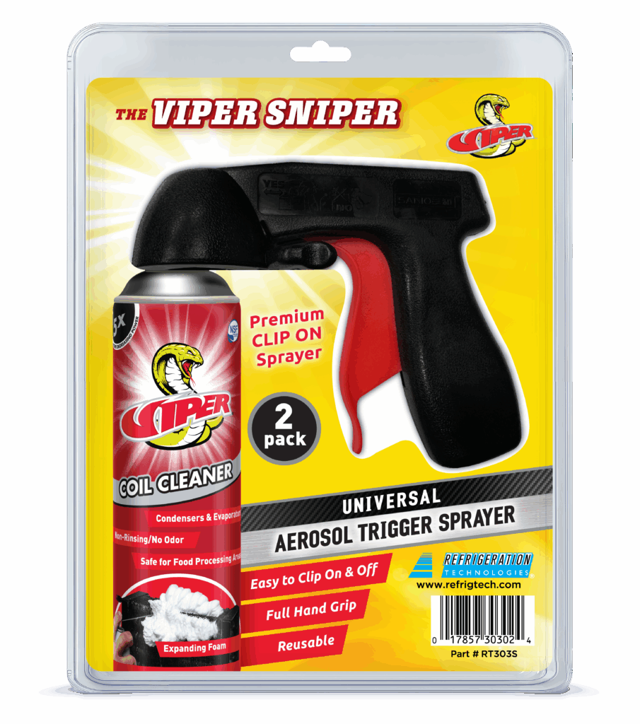 Refrigeration Technologies RT303S Viper Sniper Universal Aerosol Trigger Sprayer (2-pack) - Edmondson Supply