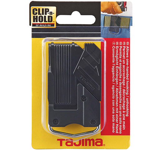 Tajima SF-BHLD-BK CLIP-n-HOLD™ SAFETY BELT HOLDER - Edmondson Supply