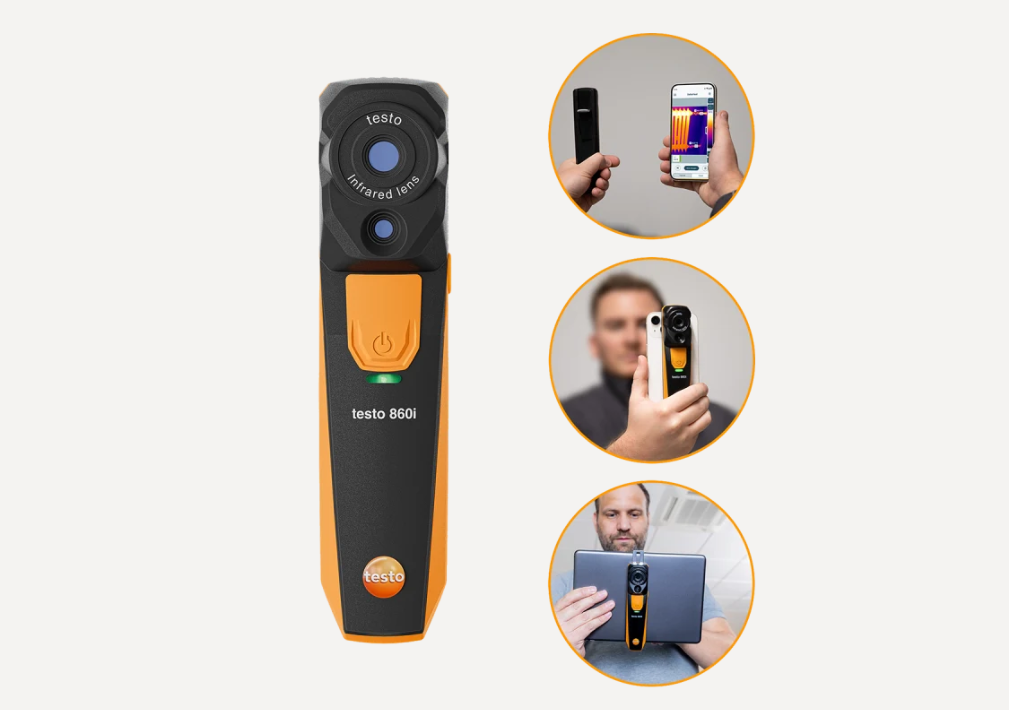 Testo 0560 0860 01 - 860i - Wireless Thermal Imager for Smartphones - Edmondson Supply