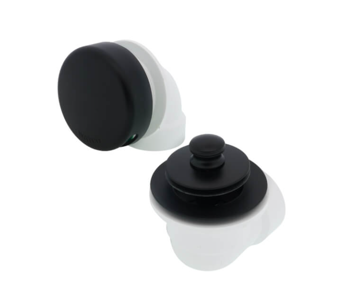 Watco 901-LT-PVC-WI Innovator® Lift & Turn Half Kit Bath Waste, Sch 40 PVC, Matte Black - Edmondson Supply