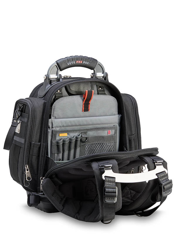 Veto Pro Pac TECH PAC MCP BLACKOUT Compact Tool Backpack - Edmondson Supply
