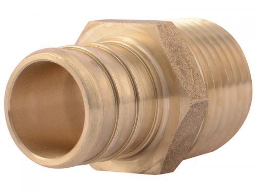 SharkBite UC138LF 3/4 in. x 1/2 in. MNPT Brass PEX Crimp Male Connector - Edmondson Supply